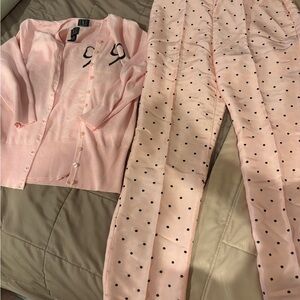 INC International Concepts Pink and Black Straight Leg Pants